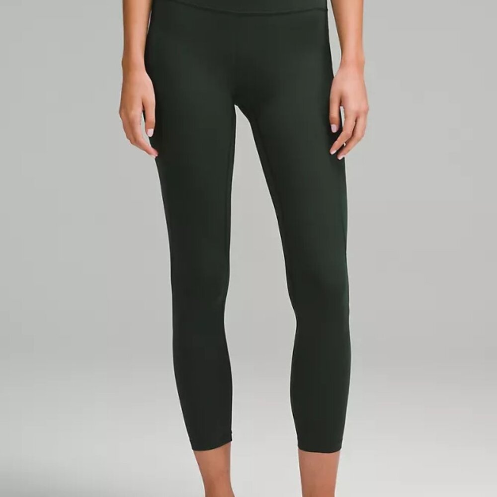Lululemon Align High Waisted Pants with Pockets 25” Legacy Green